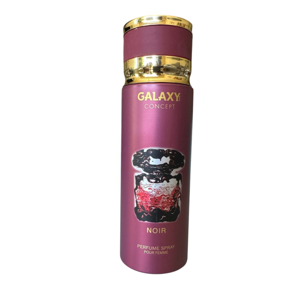 Body Spray Galaxy Plus Concept Noir Perfumed Spray 200ml/6.67oz NEW